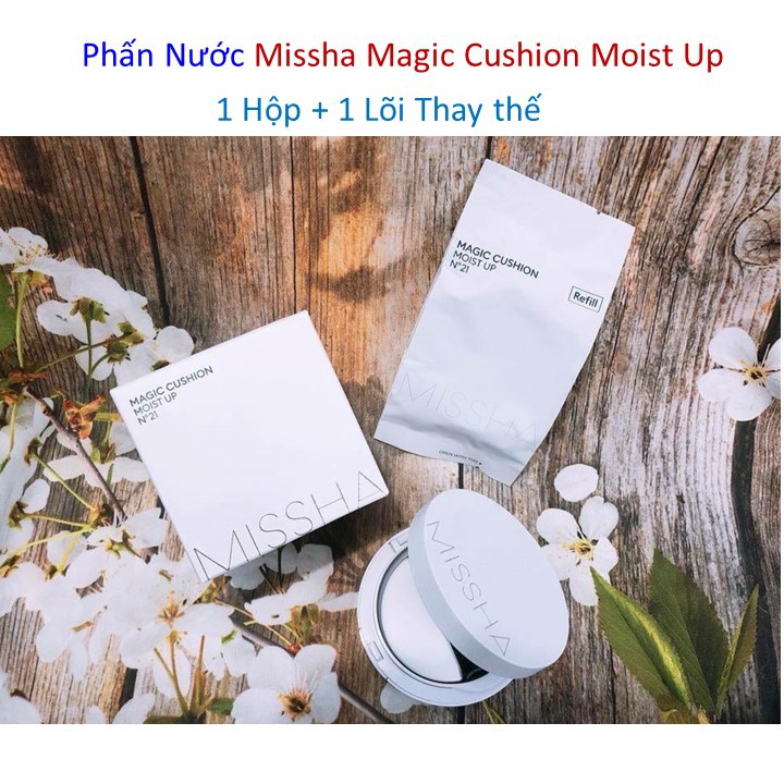 Phấn nước trang điểm Missha Magic Cushion Moist Up SPF50 PA+++ [Có Lõi hoặc Không Lõi Thay Thế] | BigBuy360 - bigbuy360.vn