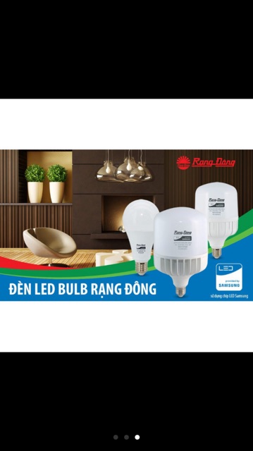 Bóng led trụ Rạng Đông đủ loại lớn nhỏ