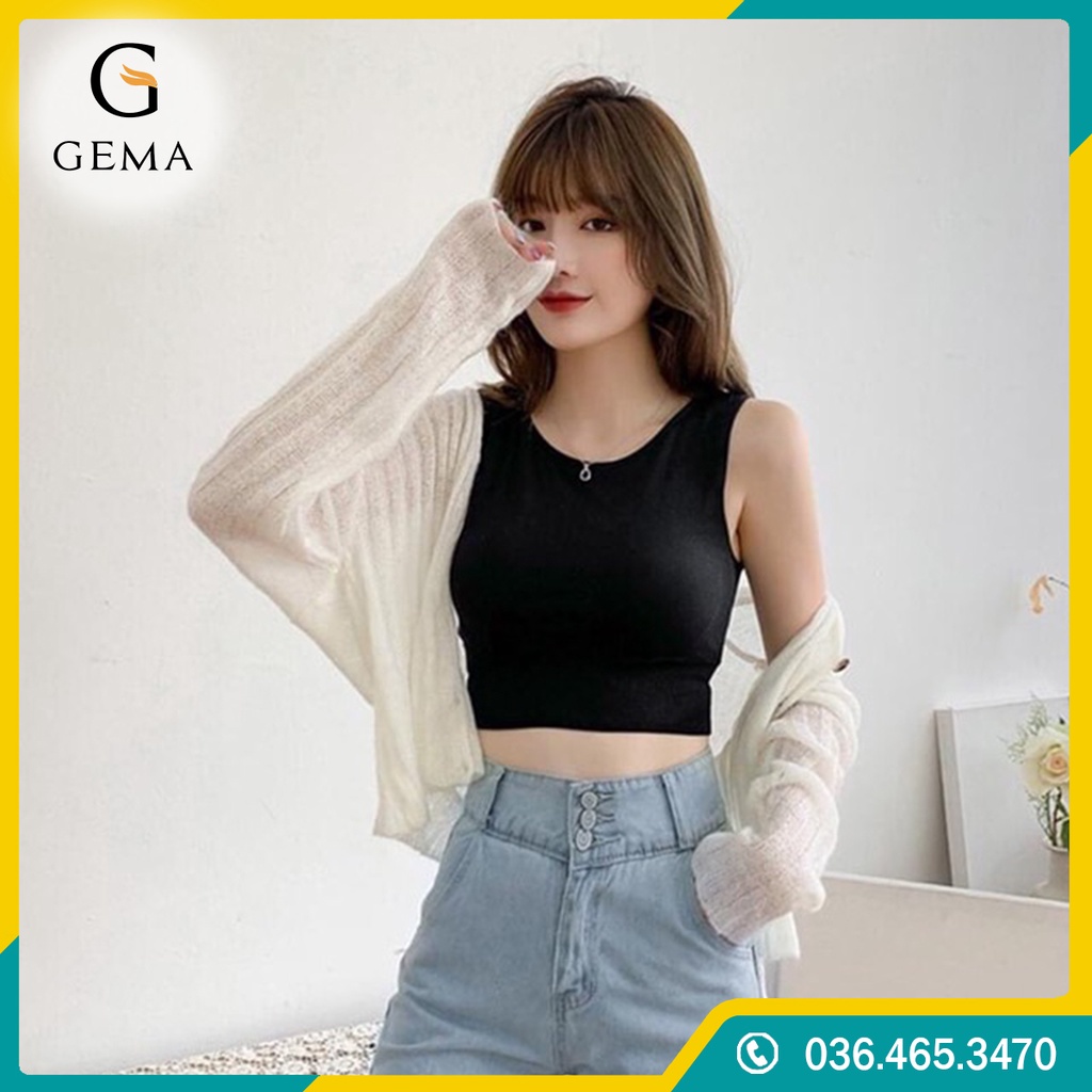 [Loại 1 Có Mút Ngực] Áo Croptop Ba Lỗ Co Dãn dáng ôm body, tập Gym,Yoga, Thể Thao