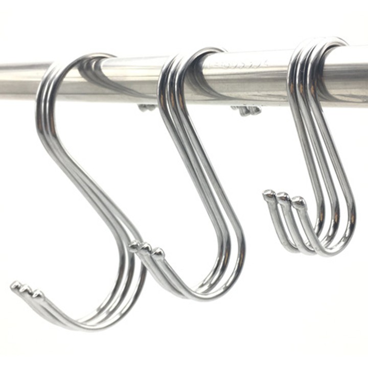 Móc treo đồ hình chữ S inox đa năng