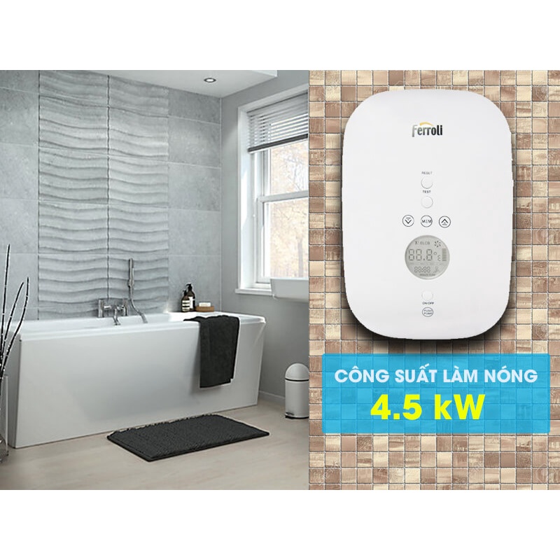 Máy Nước Nóng Ferroli Divo SDN 4.5S (4500W)