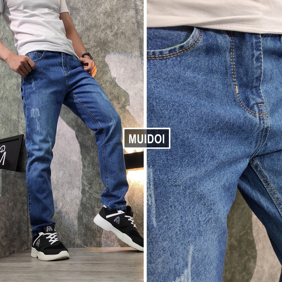 [Mã FAMALLT5 giảm 15% đơn 150K] Quần jean co giãn Q513 (Xanh xước) MĐ | WebRaoVat - webraovat.net.vn