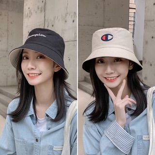Mũ bucket, nón tai bèo Champion (2 mặt)