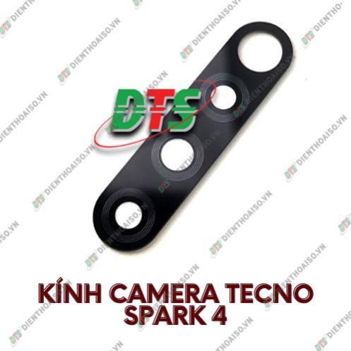 Kính camera tecno Spark 4 kèm keo dán