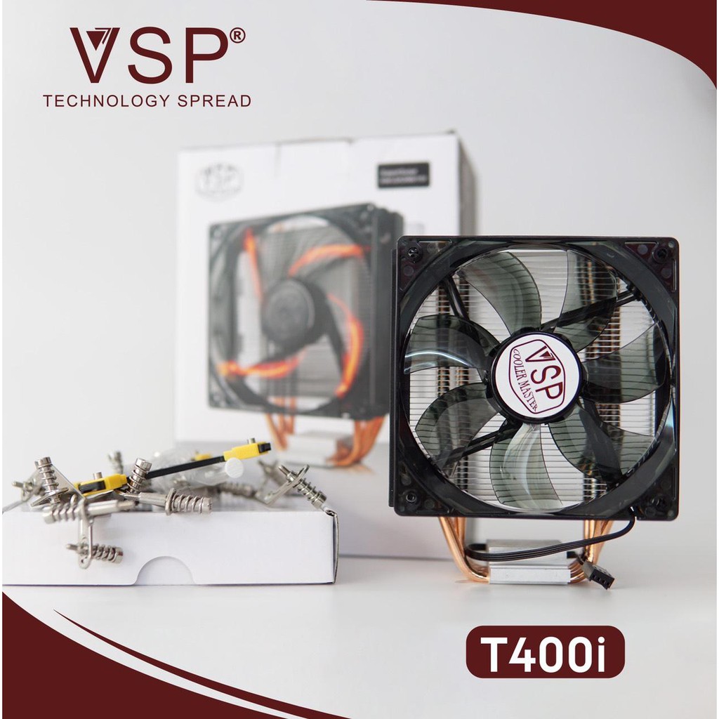 Quạt Tản Nhiệt VSP Cooler T400i LED RGB Full Socket