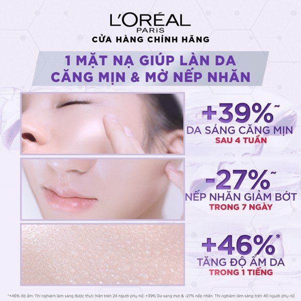 Mặt Nạ Loreal Revitalift Hyaluronic Acid Plumping Fresh Mix Serum