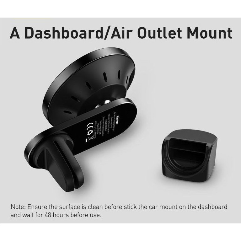Đế giữ WXJN-01 điện thoại nam châm MagSafe Sạc không dây Baseus Big Energy Car Mount Wireless Charger
