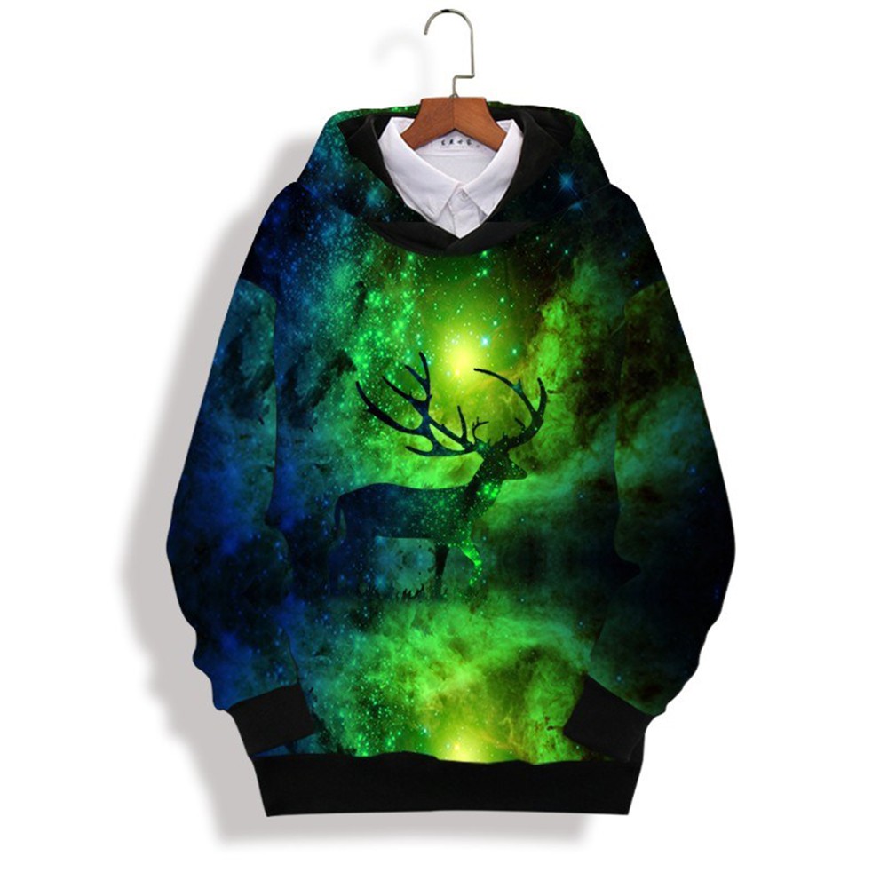 Áo Hoodies Nỉ Nam Nữ In Hình 3D Động Vật Sói – Hươu Độc Đáo ZENKODLMEN AO TOP NAM 90000154 | BigBuy360 - bigbuy360.vn