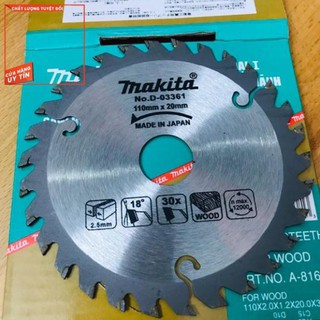 LƯỠI CẮT GỖ THÉP HỢP KIM CỨNG  110mm