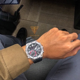 Đồng hồ nam Casio Edifice ECB-10 ECB-10P-1A sale [ Trạm Thời Gian ] - Kích thước vỏ : 51×48,5×12,5mm