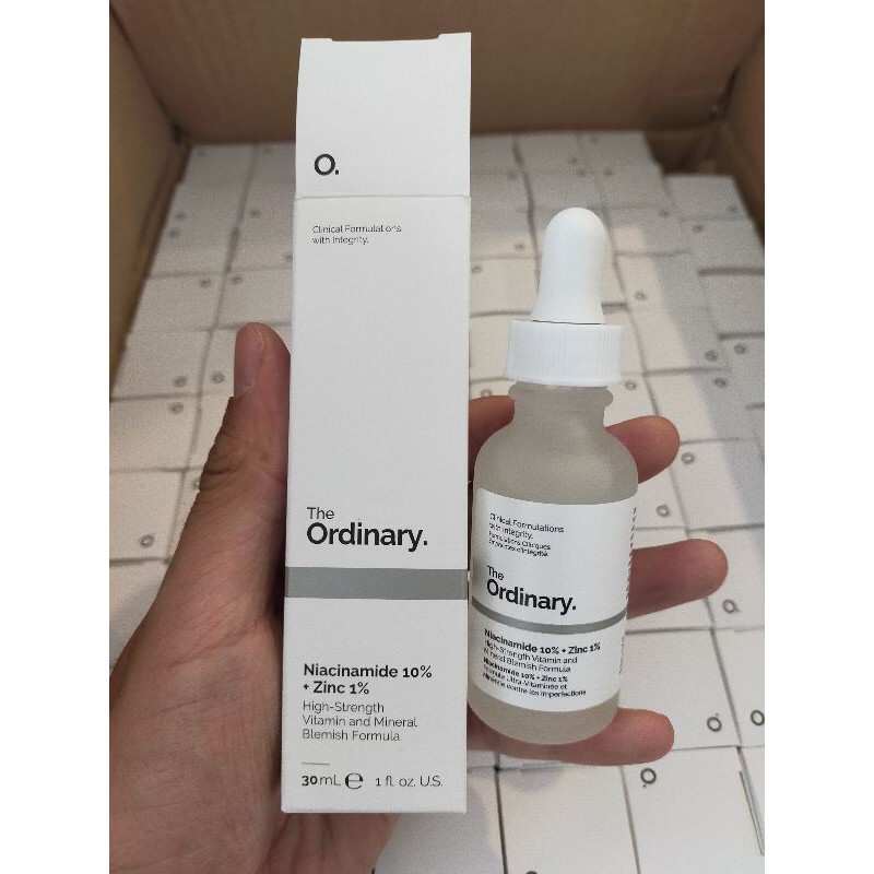 Serum giảm thâm mụn của The Ordinary Niacinamide 10%+ Zinc 1% chai 30ml