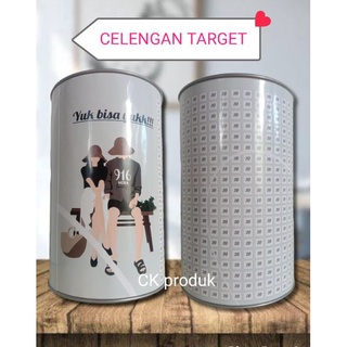 Image of celengan target murah terlaris motiv terbaru (COUPLE)