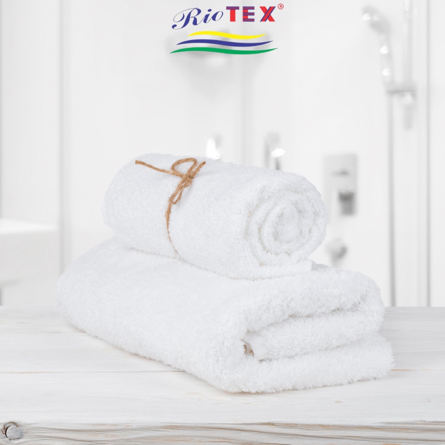 Sỉ khăn mặt, khăn tắm khách sạn RIOTEX 34x82 - 100% cotton giá xưởng.