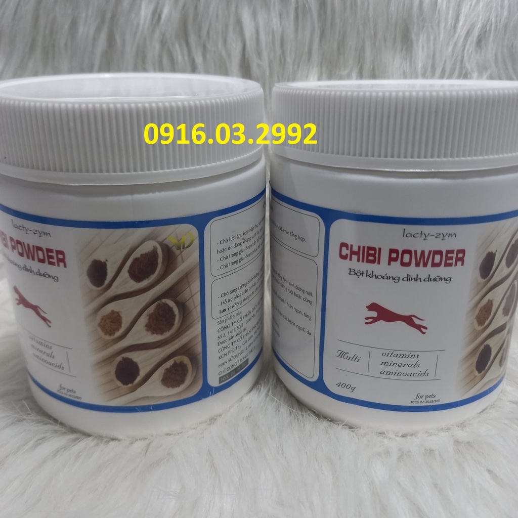 Bột khoáng Chibi Powder, Bột khoáng Chibi Powder cung cấp vitamin và khoáng chất