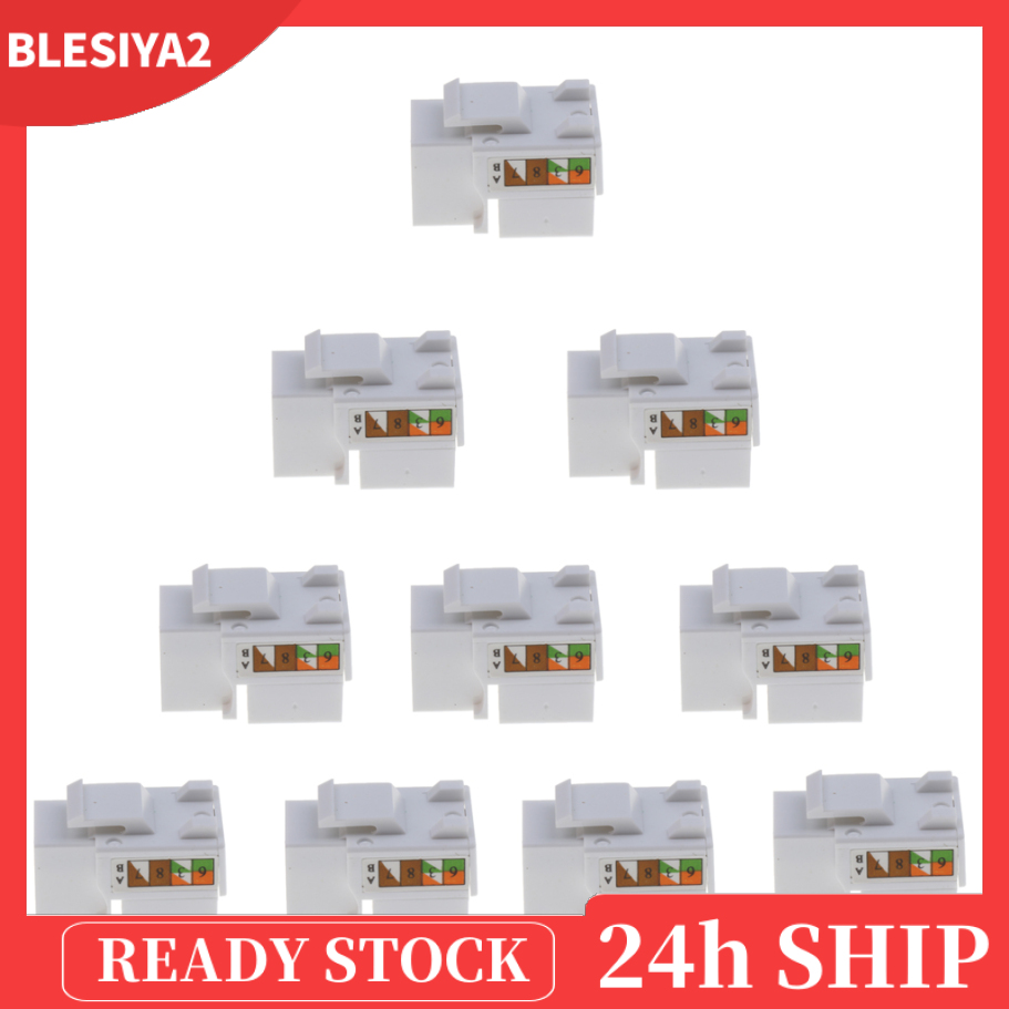 (Hàng Mới Về) Set 10 Mô Đun Mạng Lan Rj45 Cat6 Cat6 | BigBuy360 - bigbuy360.vn