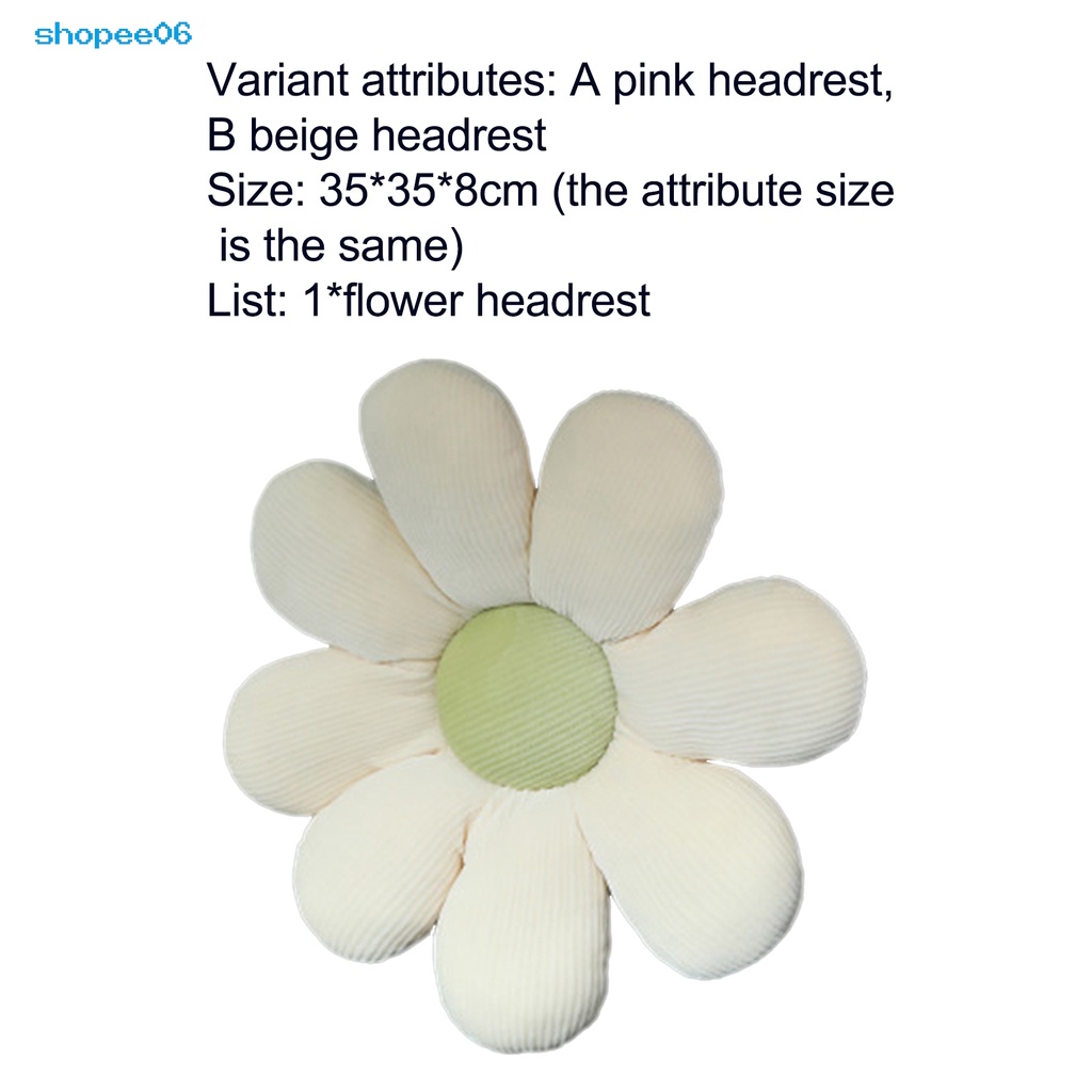 Gối kê cổ hình bông hoa dùng cho xe hơi khi đi dã ngoại