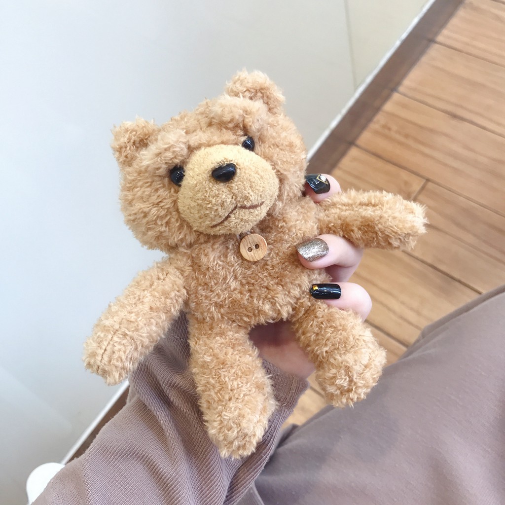 Vỏ Bảo Vệ Hộp Sạc Tai Nghe Airpods1/ 2 Pro Hình Gấu Bông Teddy Đáng Yêu