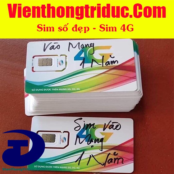 [Free Ship] Sim 4G Viettel D500 dùng trọn gói 1 năm 4GB/Tháng