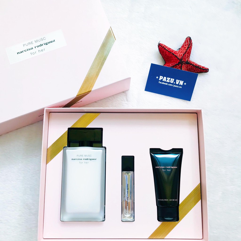 Set Nước Hoa Narciso Rodriguez Pure Musc For Her
