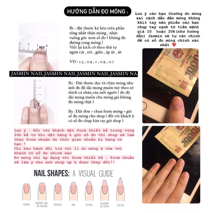 [Mã NHUQAD giảm 10% đơn 100k] Nailbox móng úp thiết kế sẵn có làm theo yêu cầu