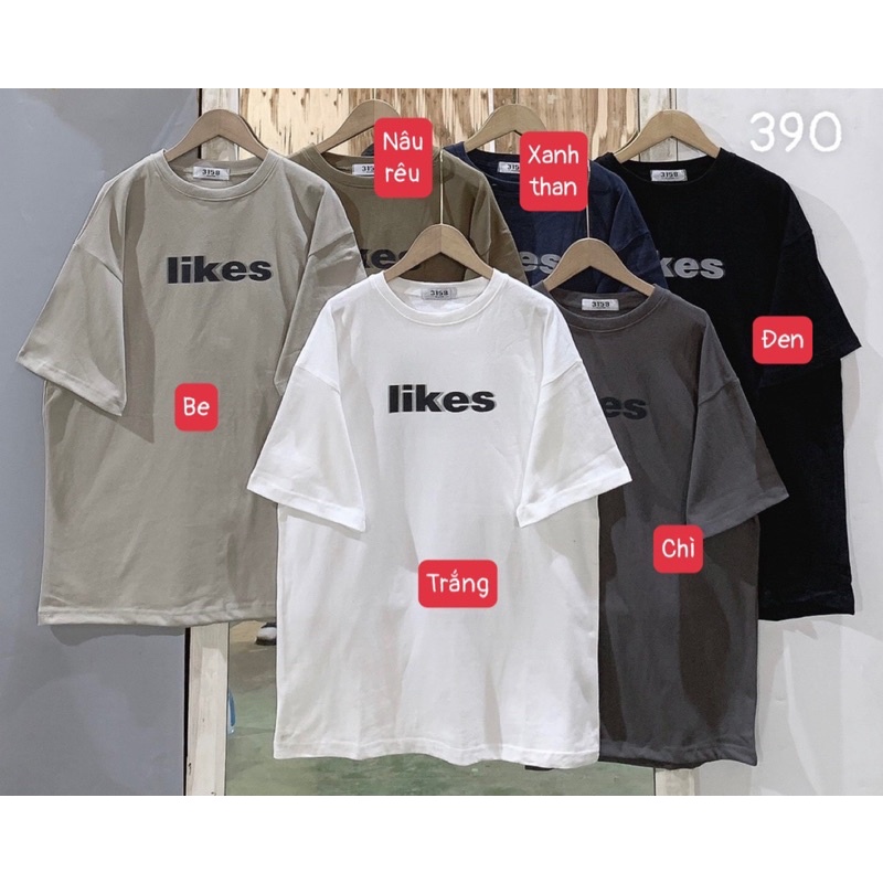 Áo thun chữ LIKES - thun 3158