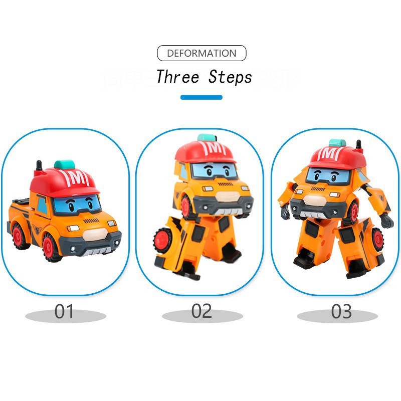 Ô tô biến hình thành rô bốt cho bé