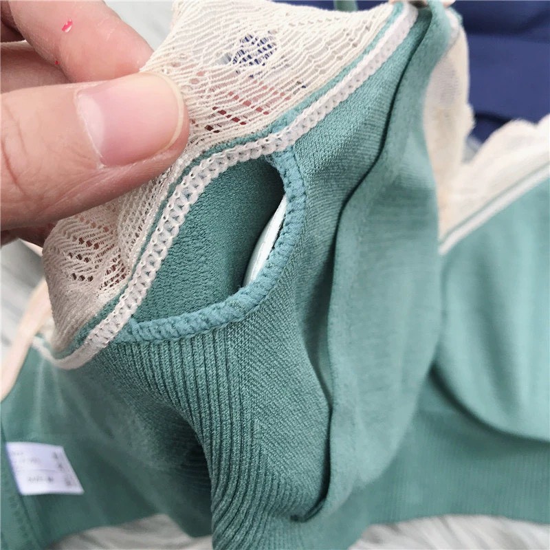 Áo Lót Bầu Cho Con Bú Chống Chảy Xệ Pha Ren siêu xinh