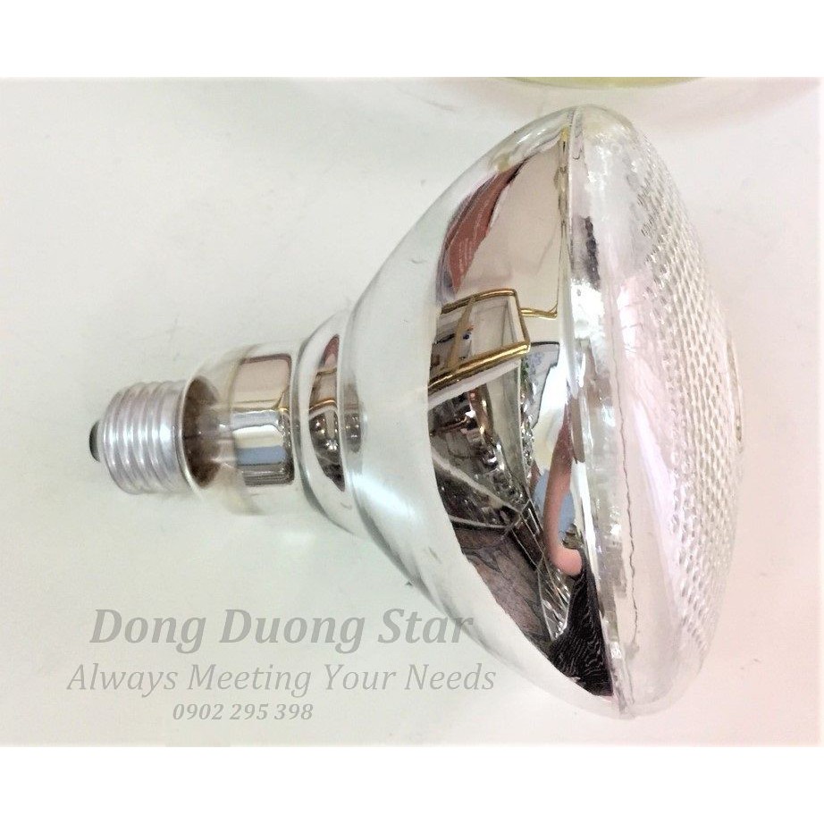 Bóng đèn hâm thức ăn 250W đuôi E27, bóng đèn hâm nóng thức ăn, phụ kiện đèn hâm thức ăn