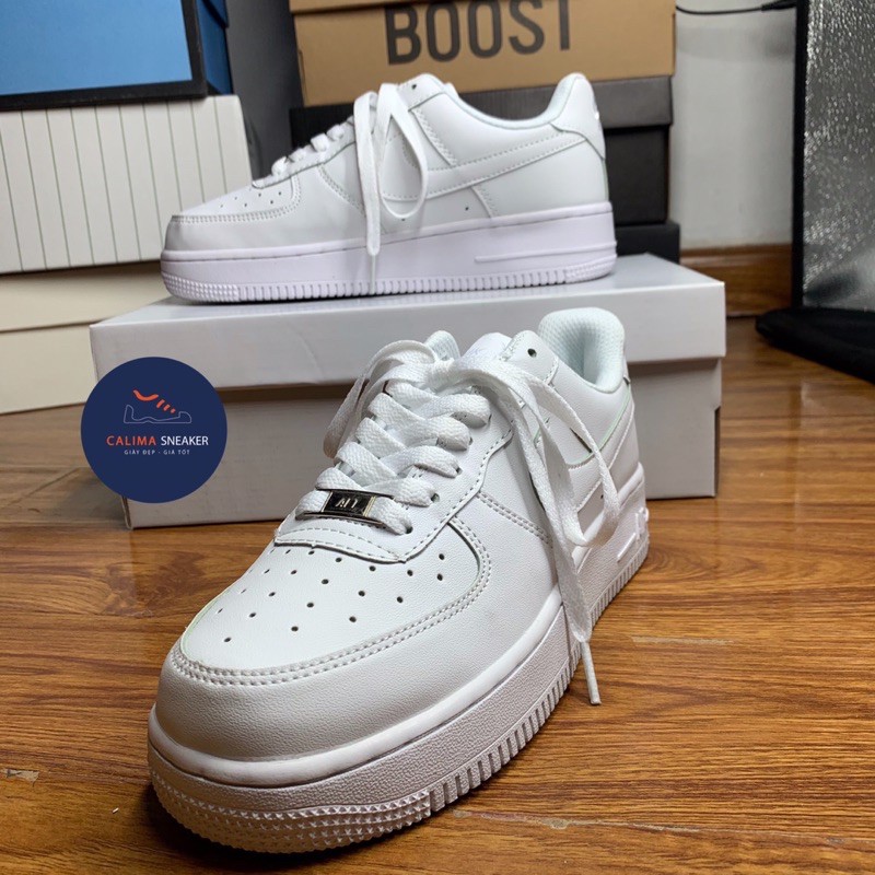 Giày sneaker nam, giày sneaker nữ  trắng AF1 cổ thấp trắng 36-43 Full Box | BigBuy360 - bigbuy360.vn