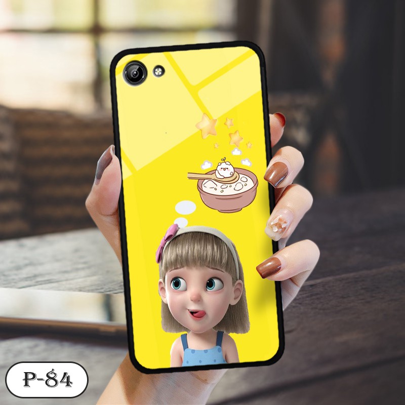 Ốp lưng kính 3D Vivo Y53- hình cute