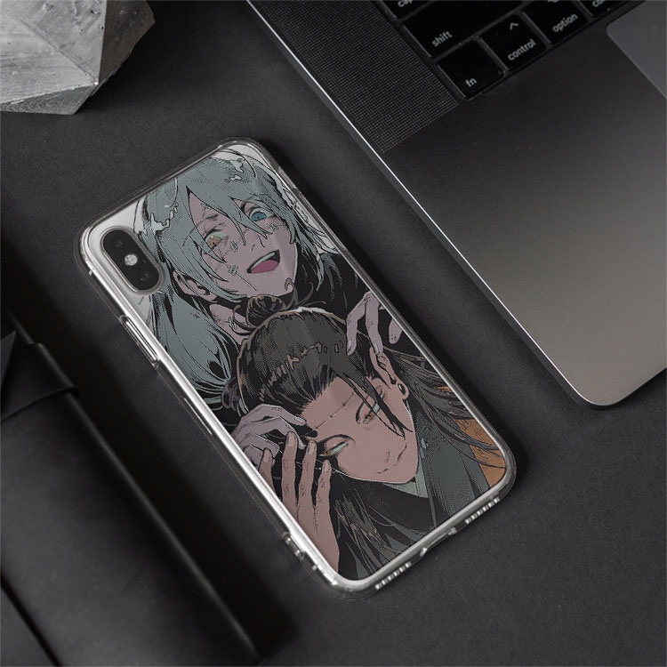 Ốp điện thoại Jujutsu Kaisen Mahito x Getou cho Iphone 6 7 8 Plus 11 12 Pro Max X Xr TJKPOD00366