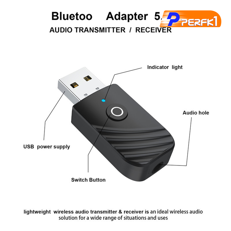 Bộ Thu Phát Bluetooth 5.0 3.5mm Cho Pc Tv