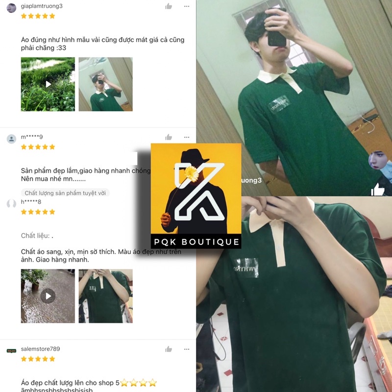 Áo Polo Cổ Trụ WHYNOT PQK 2 màu