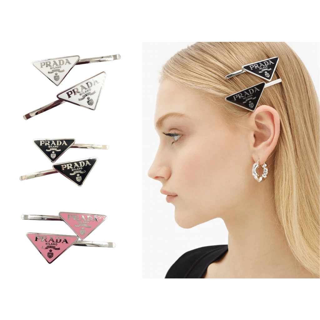 ✅Kẹp Tóc Hình Tam Giác 2 Màu Thời Trang Thương Hiệu