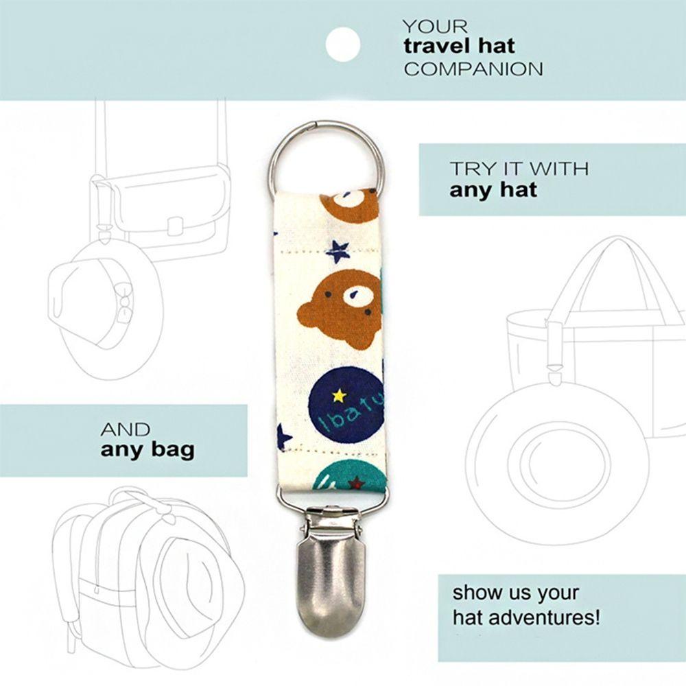 Kẹp Gắn Nón / Balo / Túi Xách Hình Hoa / Vịt Dễ Thương Tiện Dụng Mang Theo Du Lịch Giá Đỡ