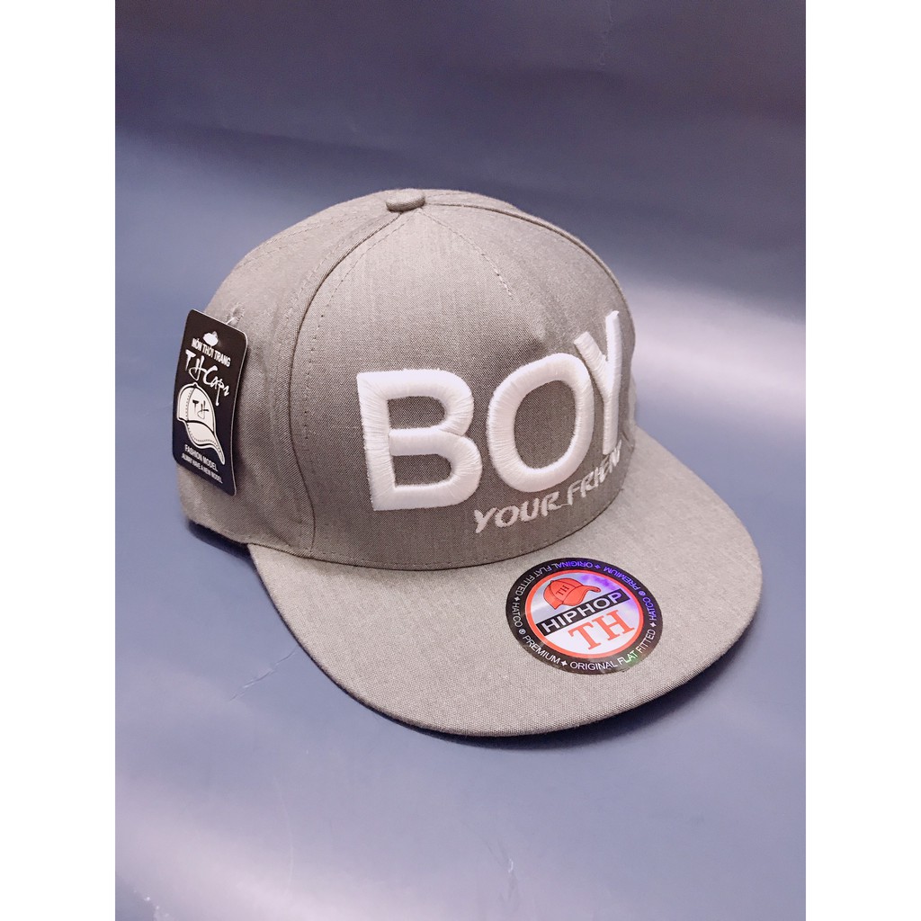 NÓN KẾT HIPHOP BOY VẢI ĐẸP BÉ TRAI 3-6 TUỔI