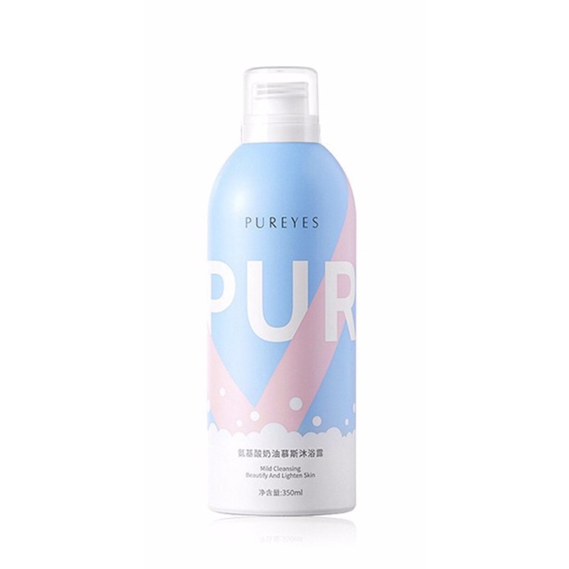 Sữa tắm tạo bọt làm trắng da Pureyes 350ml (được chọn màu) | BigBuy360 - bigbuy360.vn
