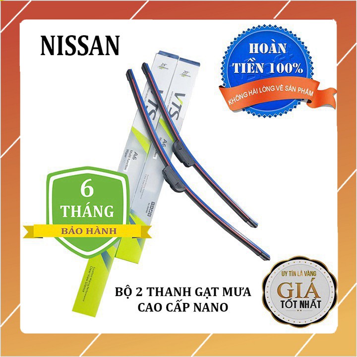 Bộ 2 thanh gạt nước mưa ô tô Nissan Sunny Đời trước - Đến 2017 - Và các dòng xe khác hãng Nissan S1