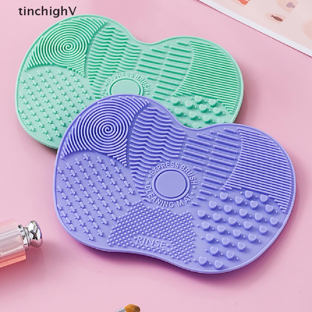 Miếng Silicone Vệ Sinh Cọ Trang Điểm Tiện Dụng