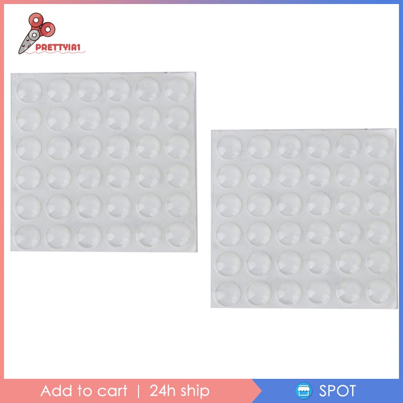 Set 1 / 2 Miếng Silicone Trong Suốt Dán Chân Bàn Ghế Chống Va Chạm