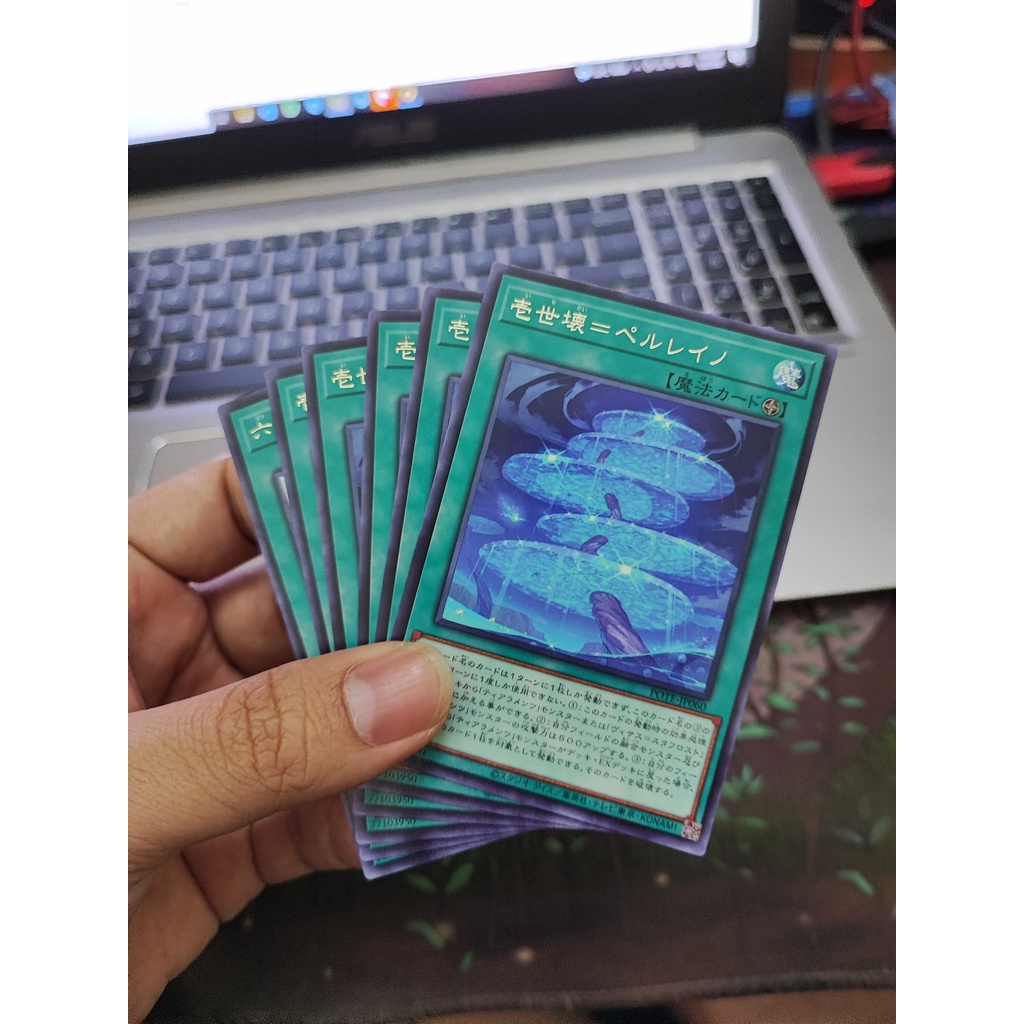 1 lá thẻ bài Perlayno, The Primal Parallel Ruined Realm - POTE-JP060 - Rare