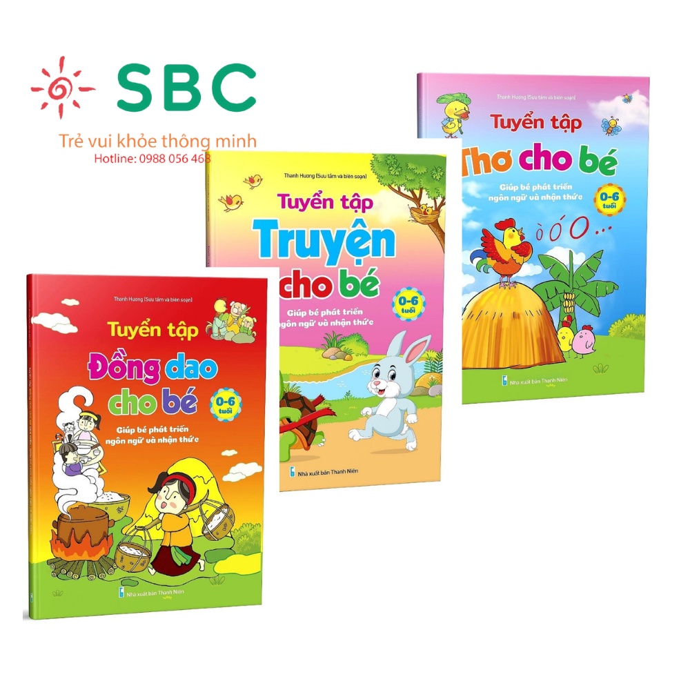 Sách - Tuyển tập truyện - thơ - đồng dao phát triển khả năng nói cho bé 0-6 tuổi