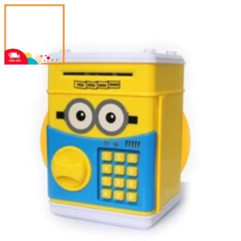 Két Sắt Mini Thông Minh Mèo, chuột, minion, doremon, đẹp dễ thương đáng yêu tự động hút tiền có nhạc và tiếng