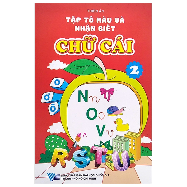 Sách Tập Tô Màu Và Nhận Biết Chữ Cái - Tập 2 (2017)