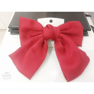 Cặp tóc nơ, Cặp tóc hàn quốc, Cặp tóc vải lụa, lụa satin siêu to cao cấp sang chảnh