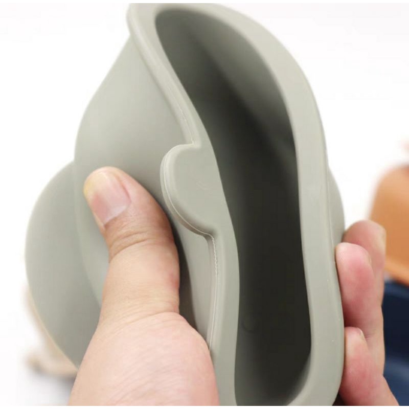 Bát ăn dặm silicon kèm thìa  SGS