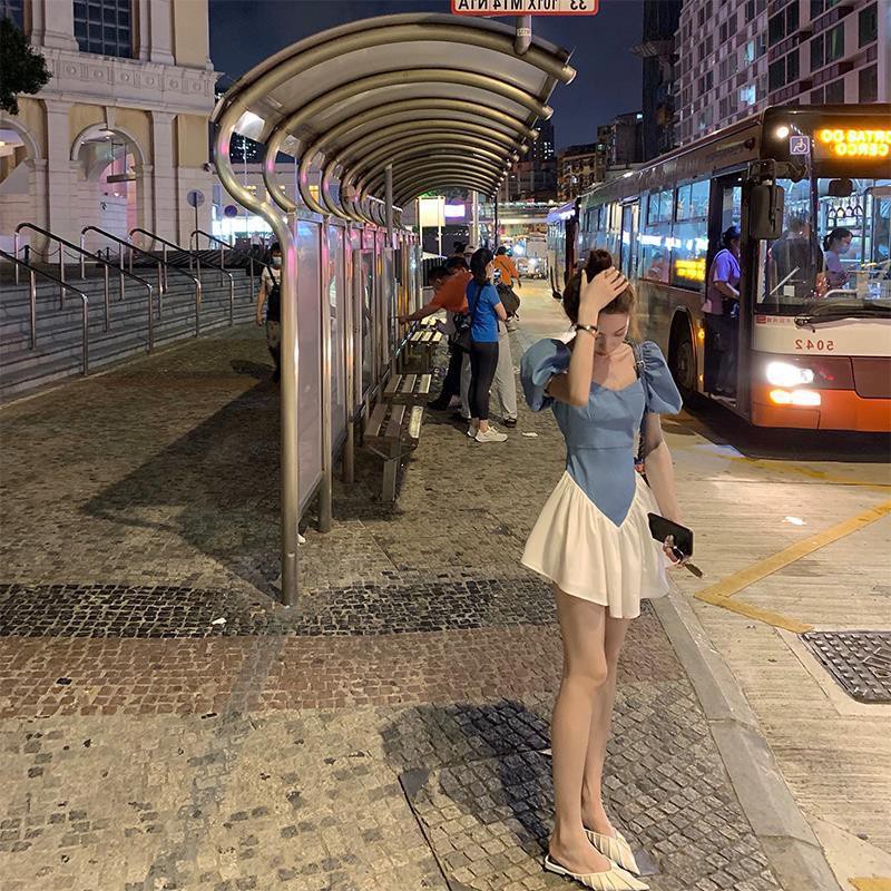Đầm Hai Dây Eo Cao Dáng Ôm Thời Trang Mùa Hè Mới 2021 | BigBuy360 - bigbuy360.vn