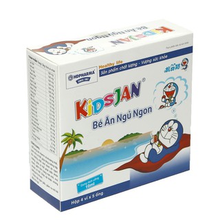 Siro Kidsjan bé ăn ngủ ngon, tăng cường tiêu hóa, tăng sức đề kháng, ngủ sâu giấc 20 ống nhựa bẻ