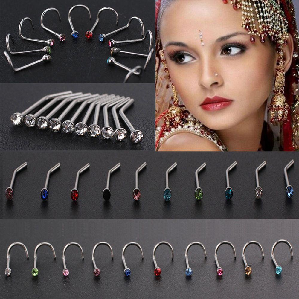 Bộ 10 Khuyên Mũi Thép Thời Trang Hiệu Ket1|Đinh Tán Chất Lượng Cao Chuyên Dụng