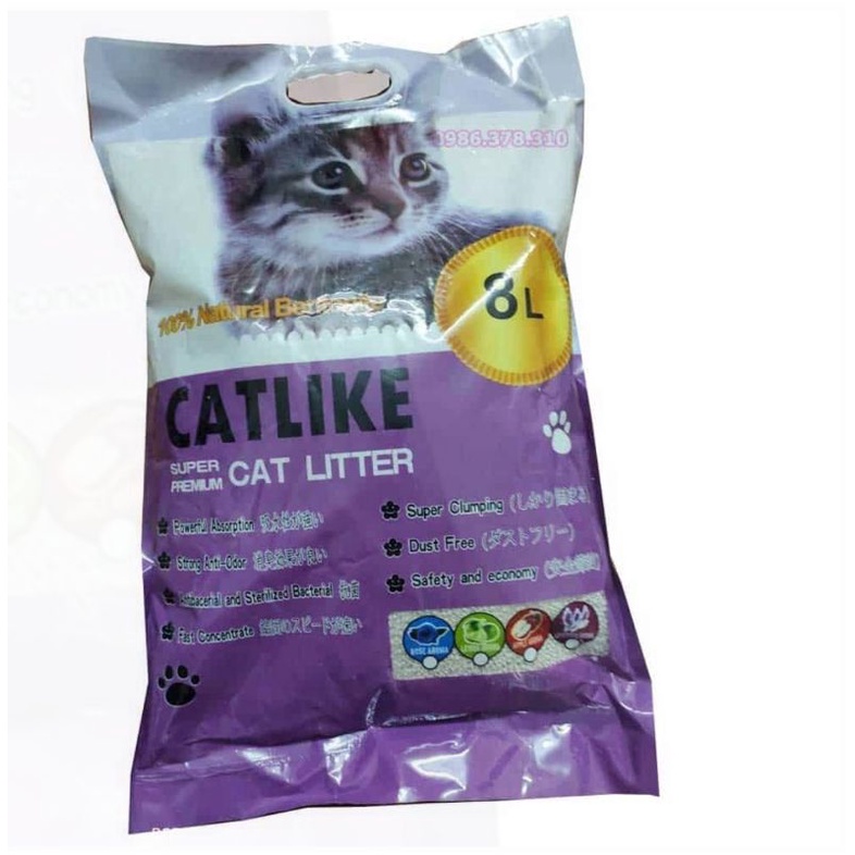 Cát vệ sinh cho mèo Cat Litter - Cát mèo Catlike 8l